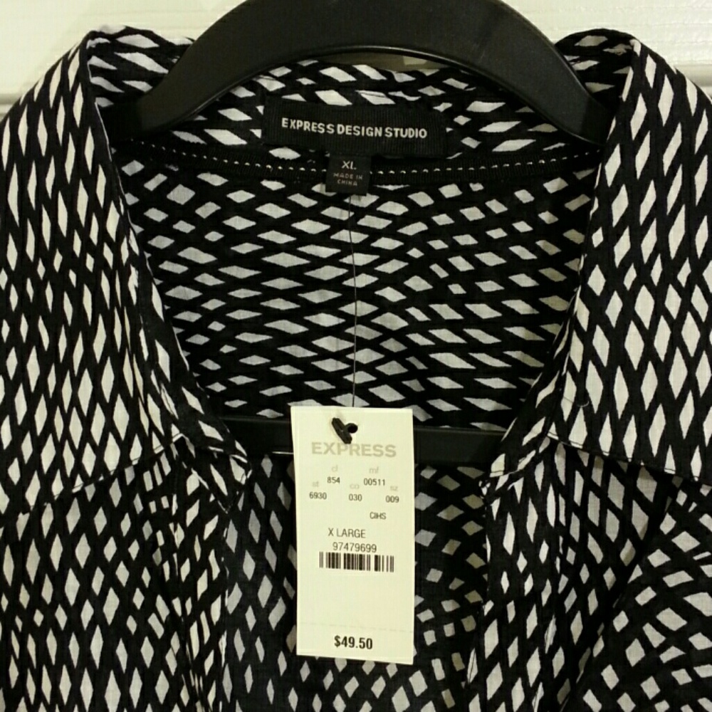 Express button down blouse - Picture 4 of 5